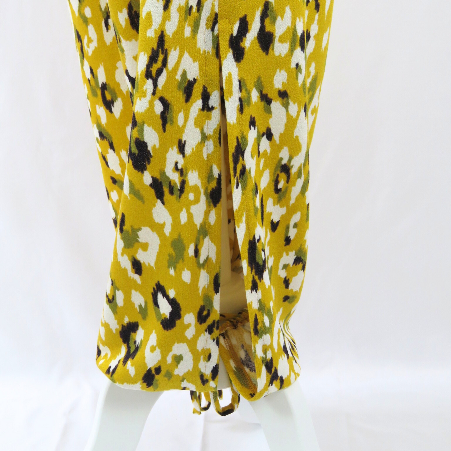 One shoulder jumpsuit panther print