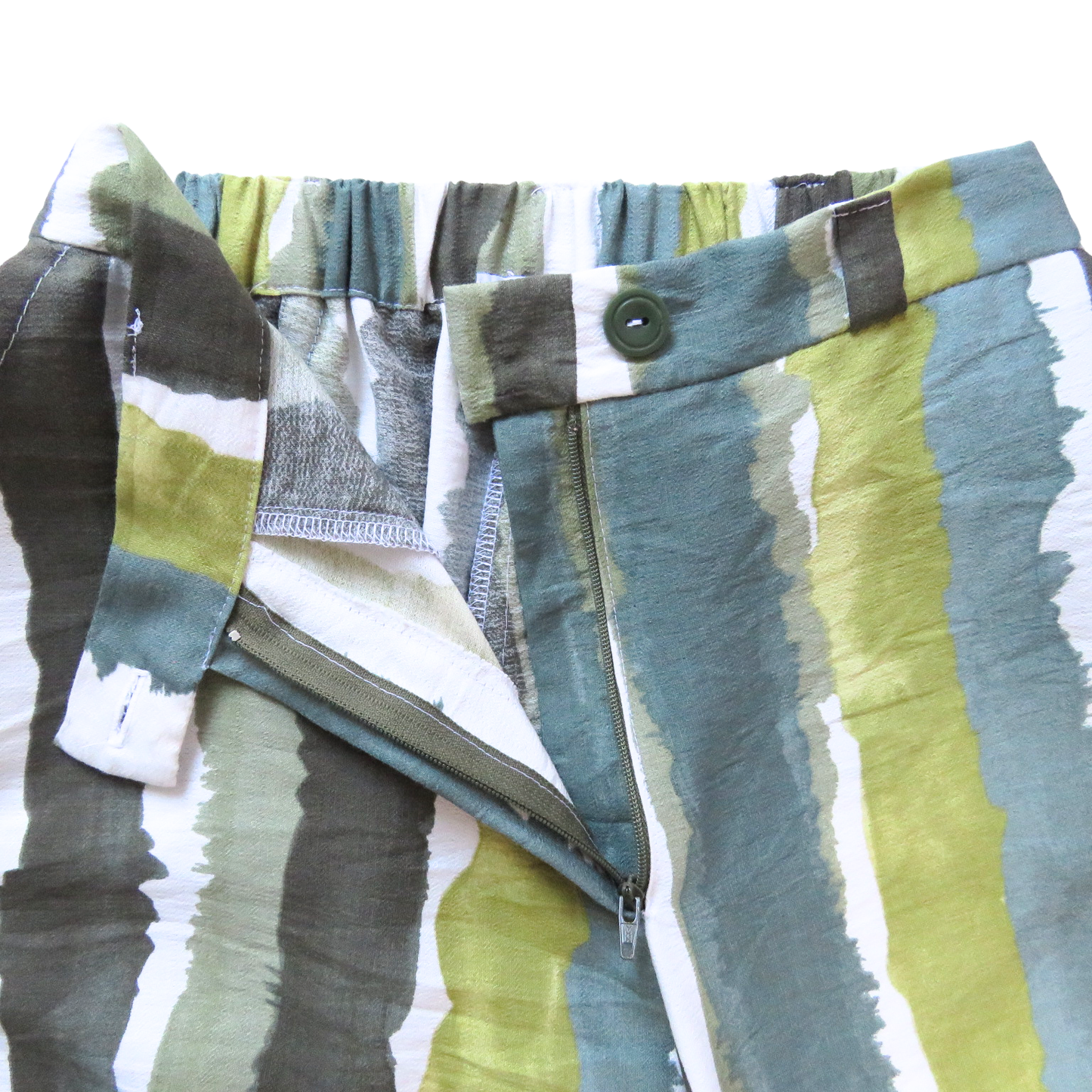 Green shades trouser