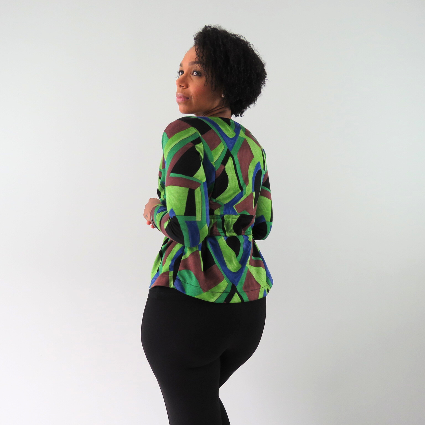 Multi colored vest