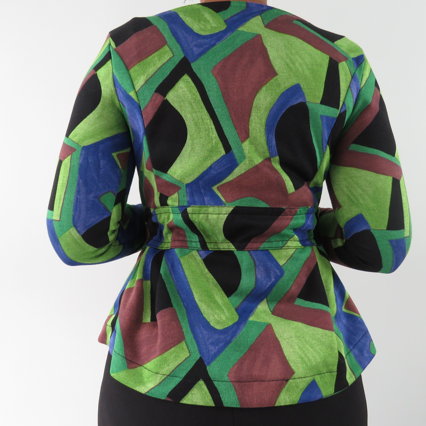 Multi colored vest