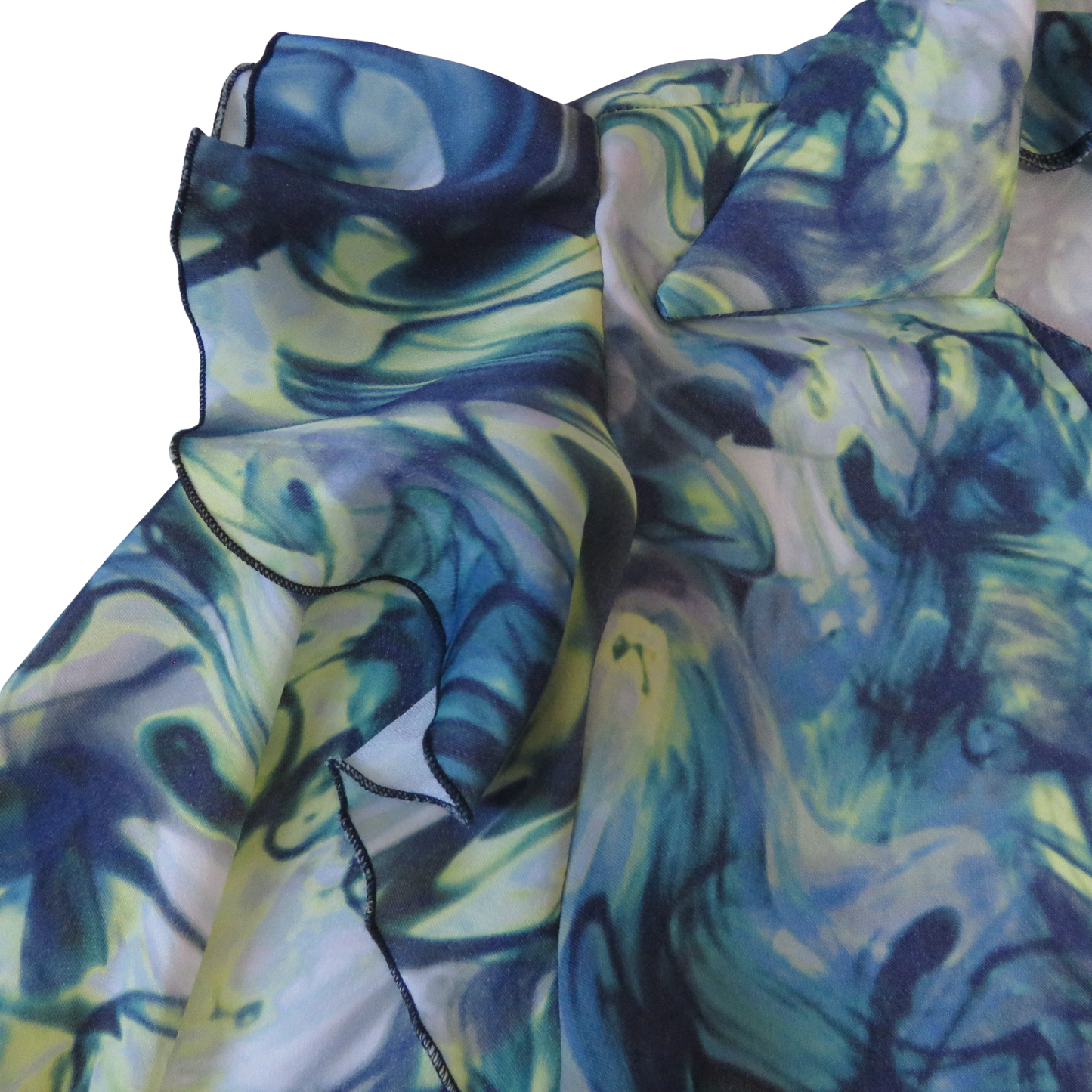 Ruffle sleeve blouse