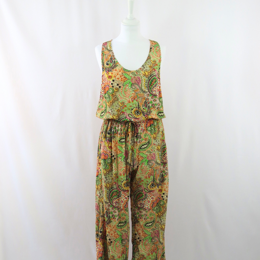 Multicolor paisley jumpsuit